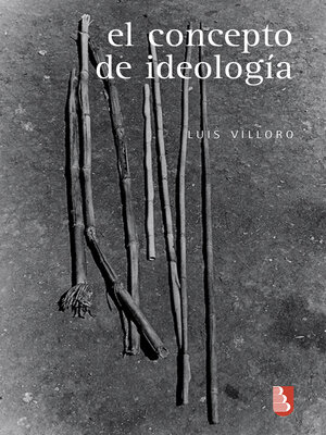 cover image of El concepto de ideología